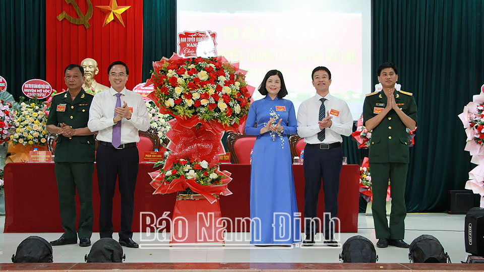 Đại hội Thi đua Quyết thắng lực lượng vũ trang huyện Mỹ Lộc giai đoạn 2019-2024