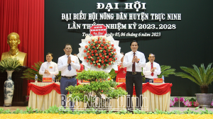 Đại hội đại biểu Hội Nông dân huyện Trực Ninh nhiệm kỳ 2023-2028