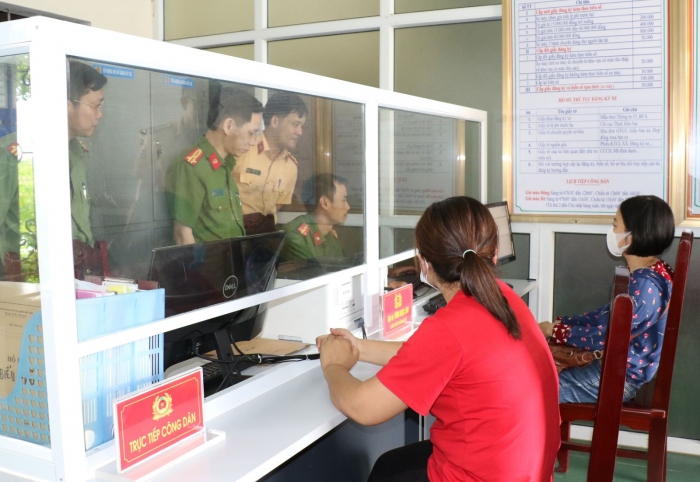 Thanh Hóa: Hơn 160 nghìn phương tiện thực hiện đăng ký cấp biển số xe tại công an cấp huyện, xã