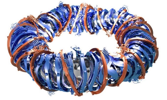 Thiết kế của lò phản ứng dạng stellarator Wendelstein 7-X (W7-X). (Ảnh: IPP)

