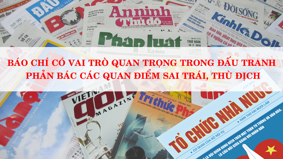 Phòng, chống diễn biến hòa bình: Tái diễn luận điệu xuyên tạc nền báo chí cách mạng Việt Nam