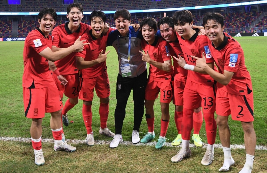 U20 Hàn Quốc đứng trước cơ hội vào chung kết U20 World Cup 2023.