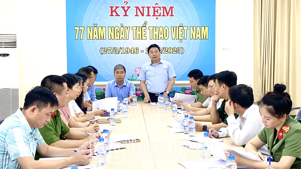 Chuẩn bị tổ chức trận giao hữu bóng đá nam giữa đội tuyển Việt Nam gặp đội tuyển Syria tại Nam Định