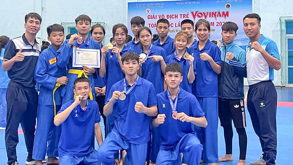 Nam Định giành 7 huy chương tại Giải Vô địch trẻ Vovinam toàn quốc lần thứ 20 năm 2023