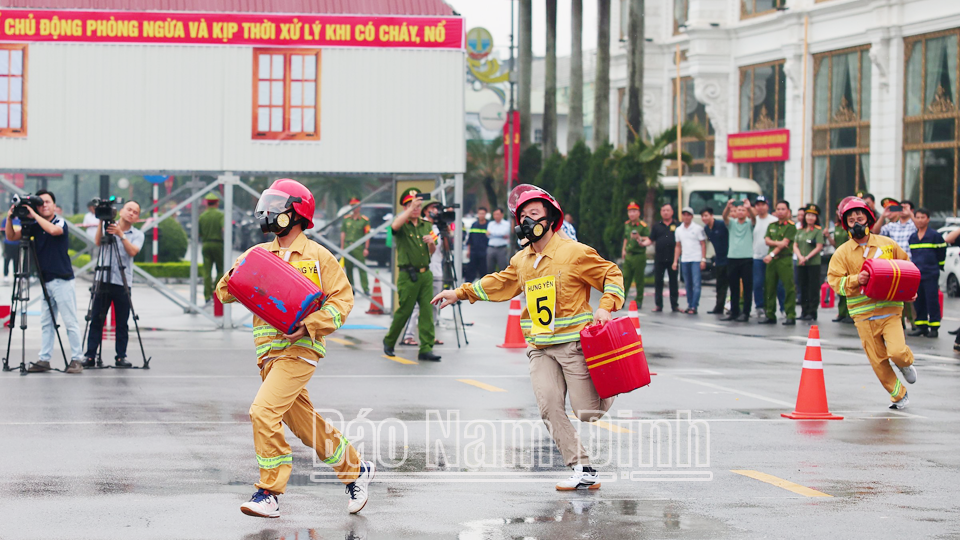 Nội dung thi cứu người, cứu tài sản tại Hội thi.