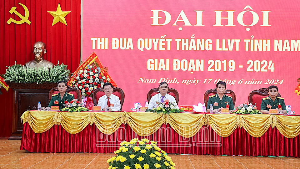 Đại hội thi đua Quyết thắng lực lượng vũ trang tỉnh giai đoạn 2019 - 2024