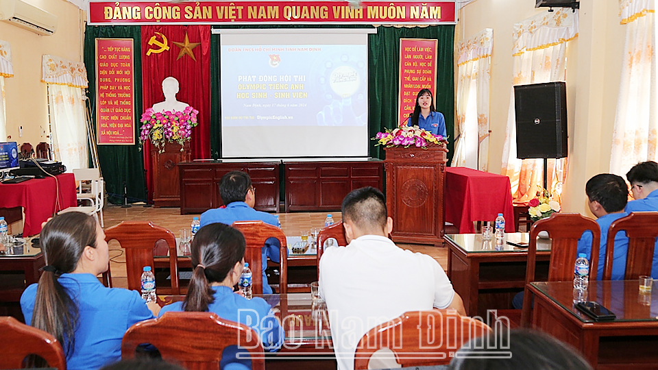 Phát động Hội thi “Olympic tiếng Anh học sinh, sinh viên” năm 2024