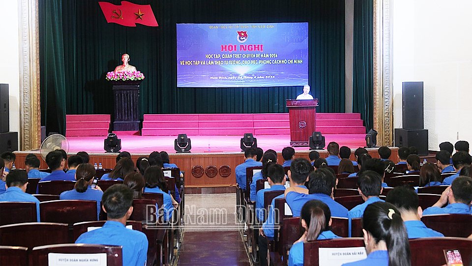 Tỉnh Đoàn học tập, quán triệt chuyên đề về học tập và làm theo tư tưởng, đạo đức, phong cách Hồ Chí Minh năm 2024