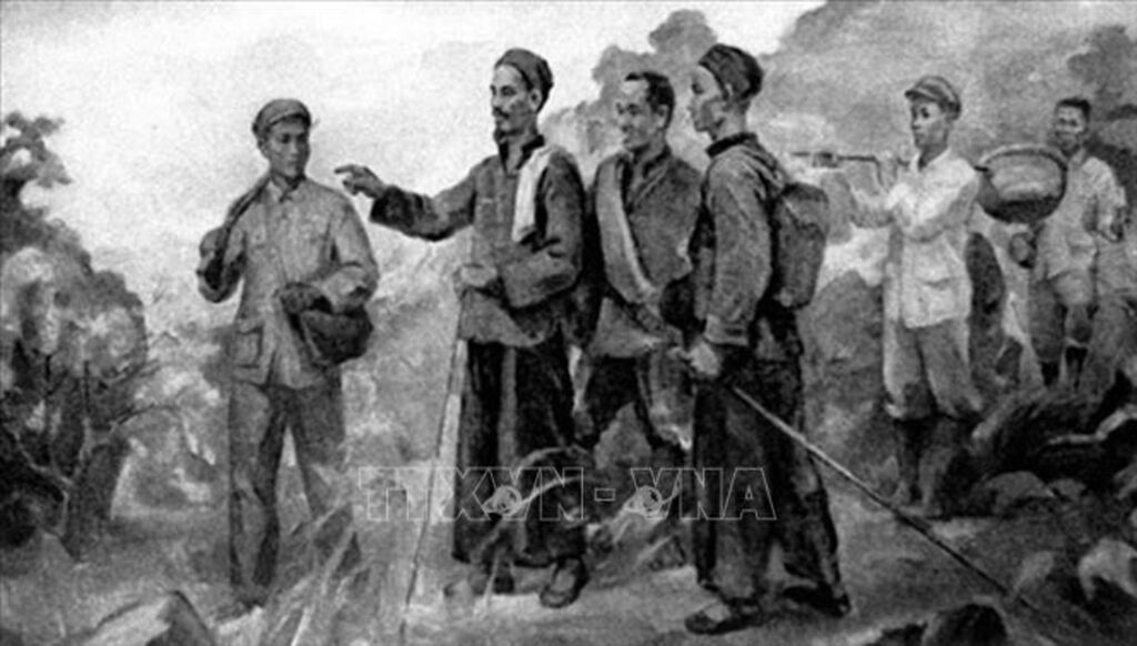 Sau 30 năm bôn ba, ngày 28/1/1941, Nguyễn Ái Quốc - Bác Hồ từ Trung Quốc về nước và ở tại Pác Bó (Cao Bằng), trực tiếp lãnh đạo đấu tranh cách mạng. Người chỉ ra rằng, trong điều kiện cụ thể của Việt Nam, con đường duy nhất phải theo là con đường cách mạng dân tộc dân chủ do Đảng tiên phong của giai cấp công nhân lãnh đạo đánh đổ đế quốc, thực dân, giành độc lập dân tộc, sau đó tiến lên thực hiện cách mạng xã hội chủ nghĩa. 