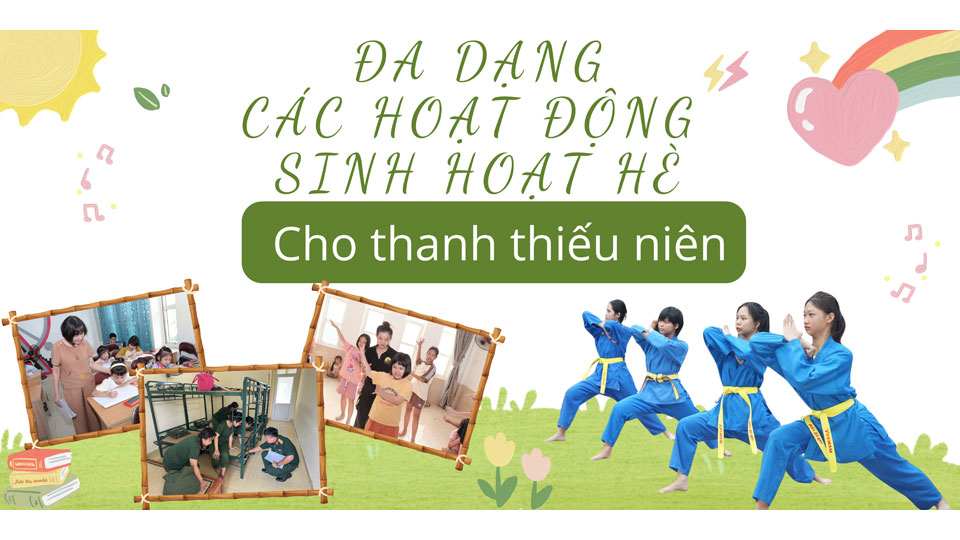 Đa dạng các hoạt động sinh hoạt hè cho thanh, thiếu niên