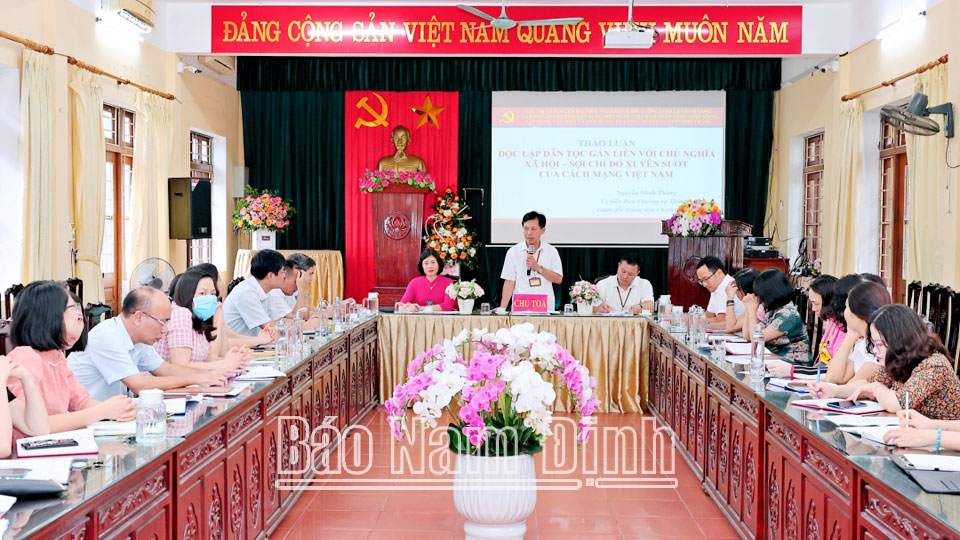 Trường Chính trị Trường Chinh tọa đàm khoa học về giá trị và ý nghĩa bài viết của Tổng Bí thư Nguyễn Phú Trọng