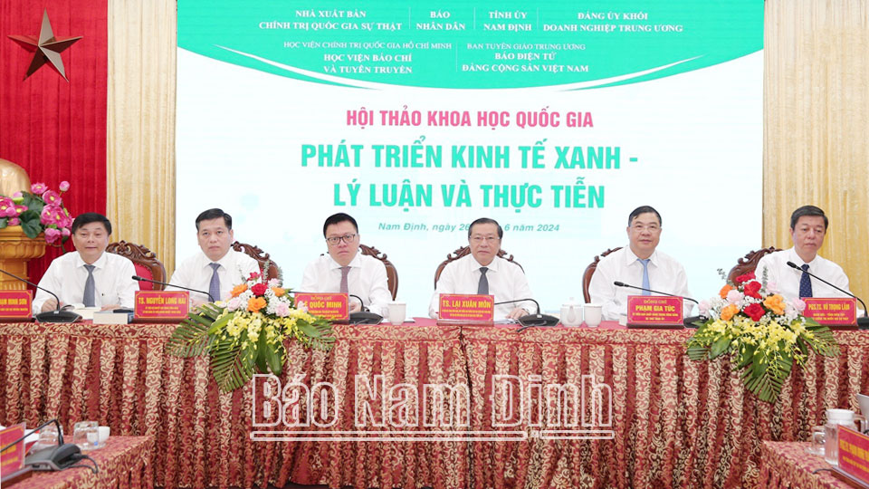 Hội thảo khoa học quốc gia "Phát triển kinh tế xanh - Lý luận và thực tiễn”