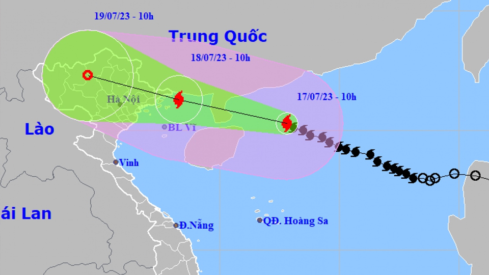 Bão số 1 giật cấp 15 tiến sát vùng biển Quảng Ninh, Hải Phòng