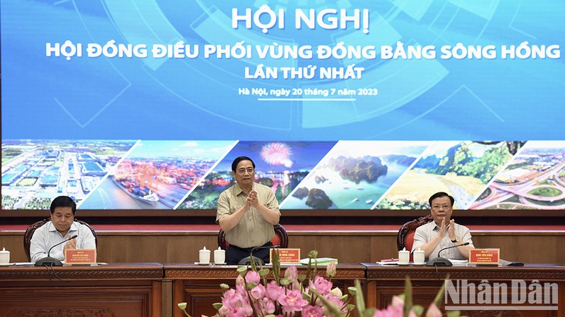Thủ tướng Phạm Minh Chính dự và phát biểu chỉ đạo hội nghị.
