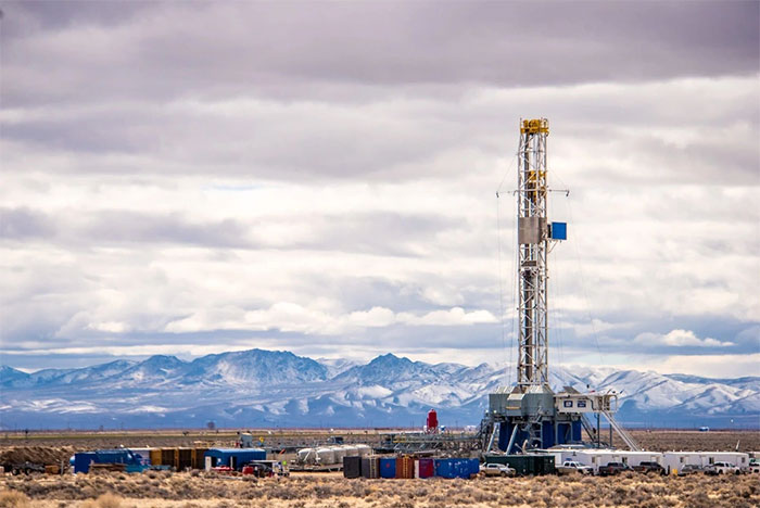 Dự án thí điểm thương mại toàn diện của Fervo Energy, Project Red, ở phía bắc bang Nevada. (Ảnh: Fervo Energy).

