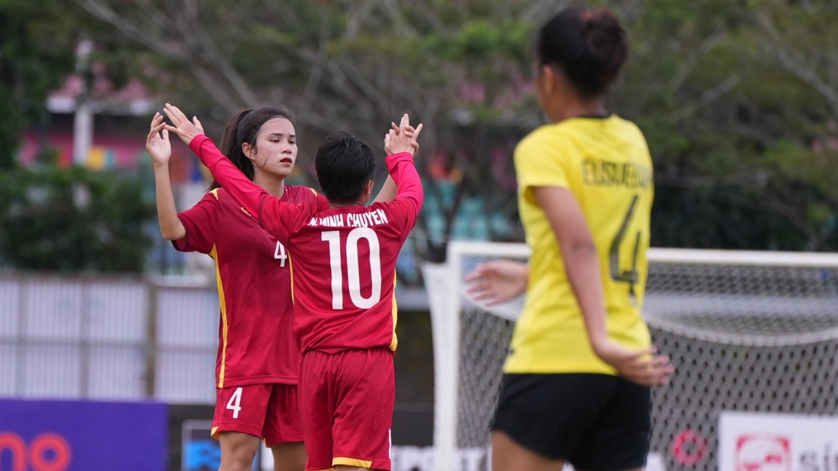 U19 nữ Việt Nam sẽ gặp U19 nữ Myanmar ở bán kết U19 nữ Đông Nam Á 2023. 