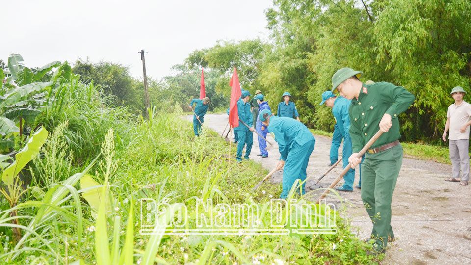 Trực Ninh chủ động
phòng, chống thiên tai