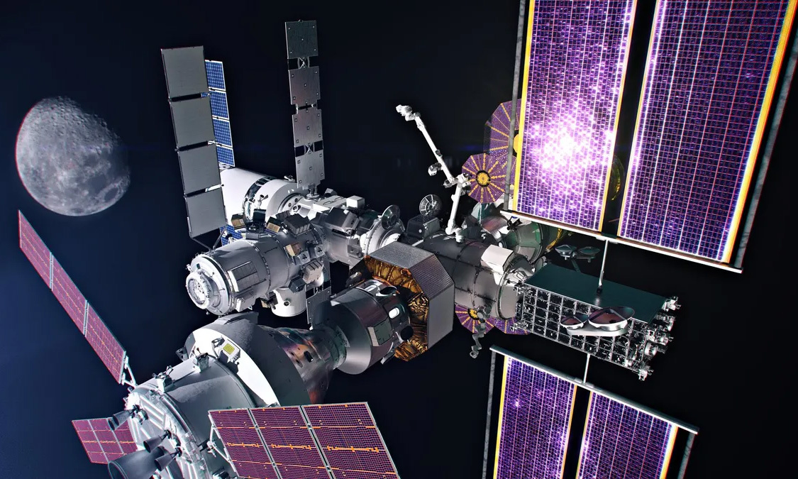 Mô phỏng 3D chi tiết về trạm vũ trụ Gateway. Video: NASA/Bradley Reynolds/Alberto Bertolin

