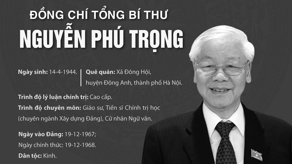 Tóm tắt tiểu sử Tổng Bí thư Nguyễn Phú Trọng