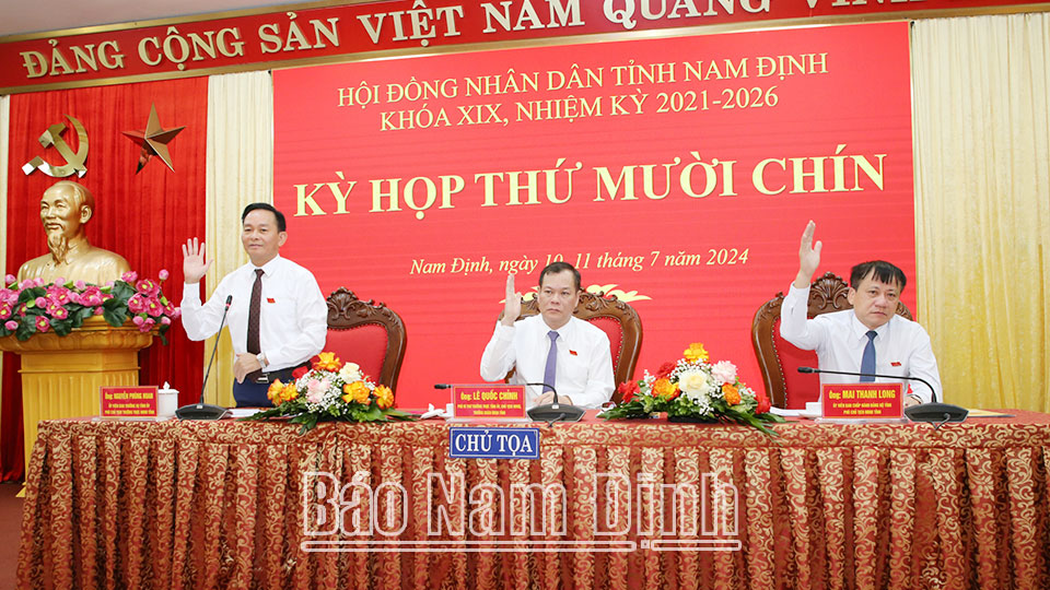 Bế mạc kỳ họp thứ mười chín HĐND tỉnh khóa XIX, nhiệm kỳ 2021-2026