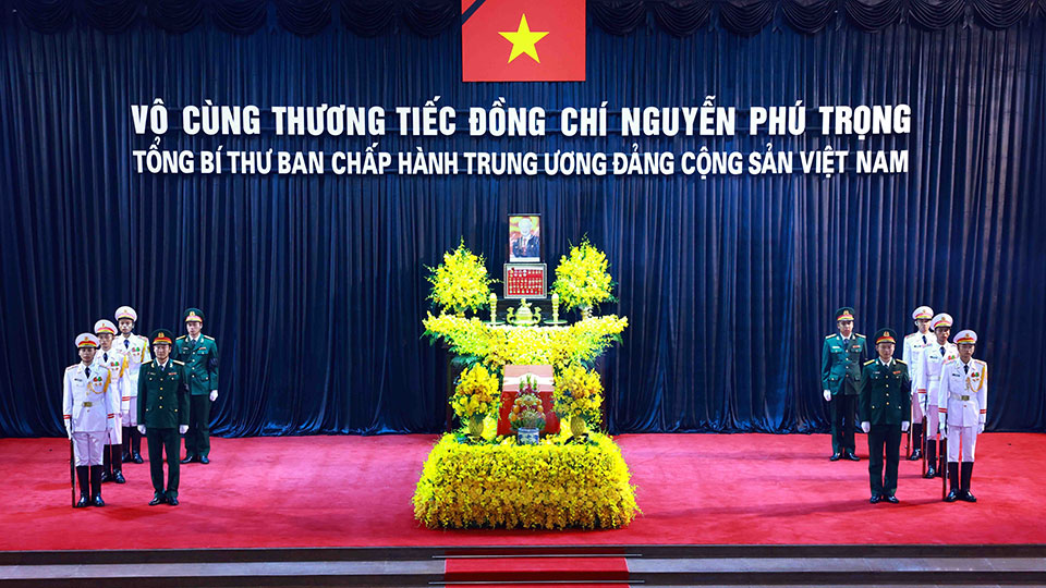 Cử hành trọng thể Lễ viếng đồng chí Nguyễn Phú Trọng, 
Tổng Bí thư Ban Chấp hành Trung ương Đảng Cộng sản Việt Nam