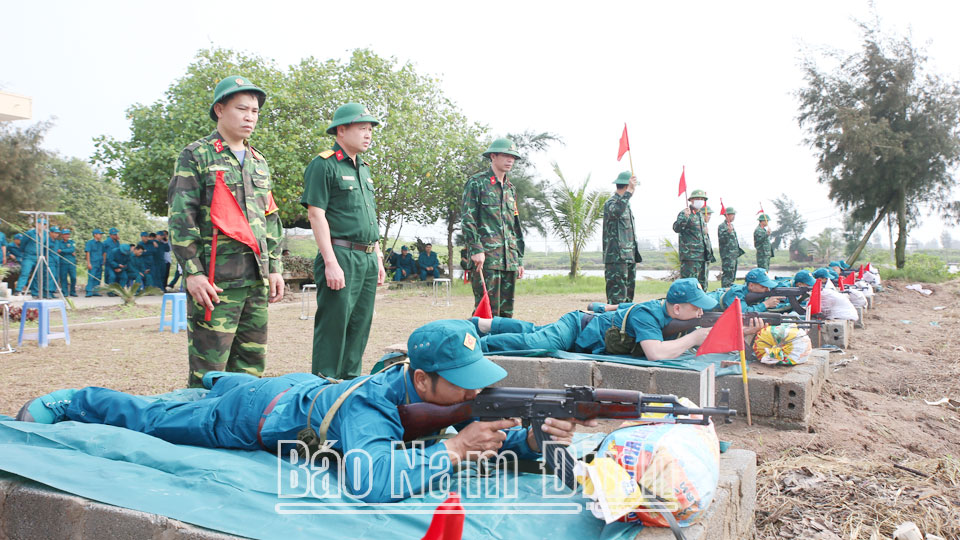 Sôi nổi phong trào thi đua Quyết thắng
LLVT huyện Trực Ninh