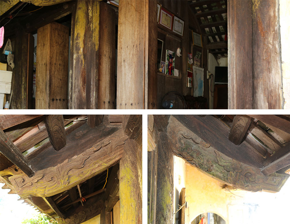 Ngôi nhà cổ của ông Phạm Phúc Biền là một trong những ngôi nhà có tuổi đời lâu nhất trong làng.