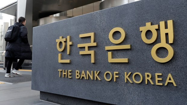 Trụ sở Ngân hàng Trung ương Hàn Quốc. (Ảnh: Nikkei/TTXVN)
