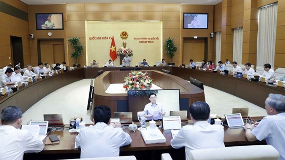 Khai mạc Phiên họp thứ 25 Ủy ban Thường vụ Quốc hội