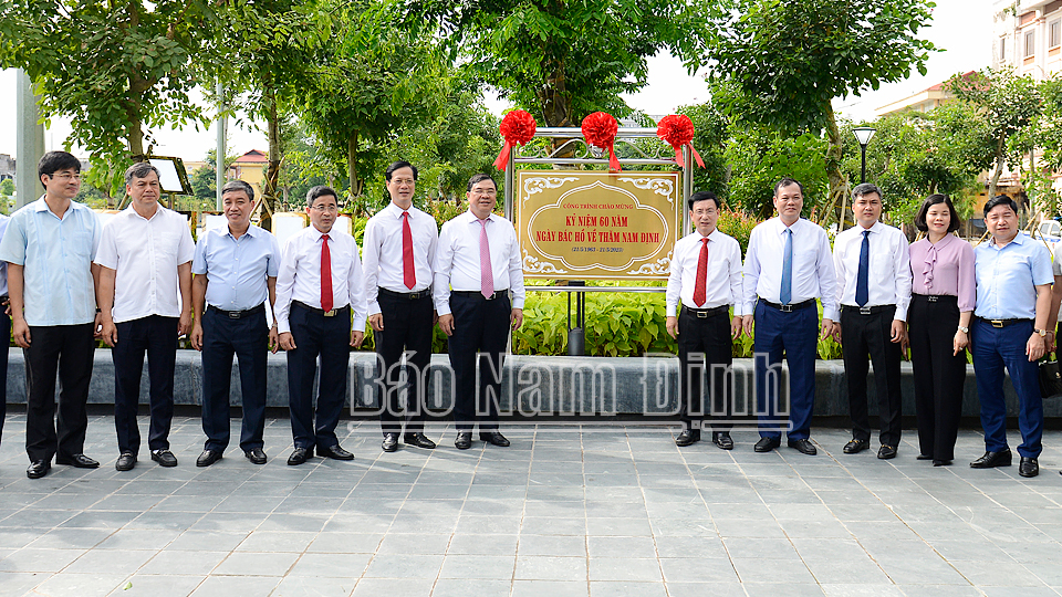 Thường trực Tỉnh ủy kiểm tra tiến độ một số dự án đầu tư xây dựng trọng điểm trên địa bàn thành phố Nam Định