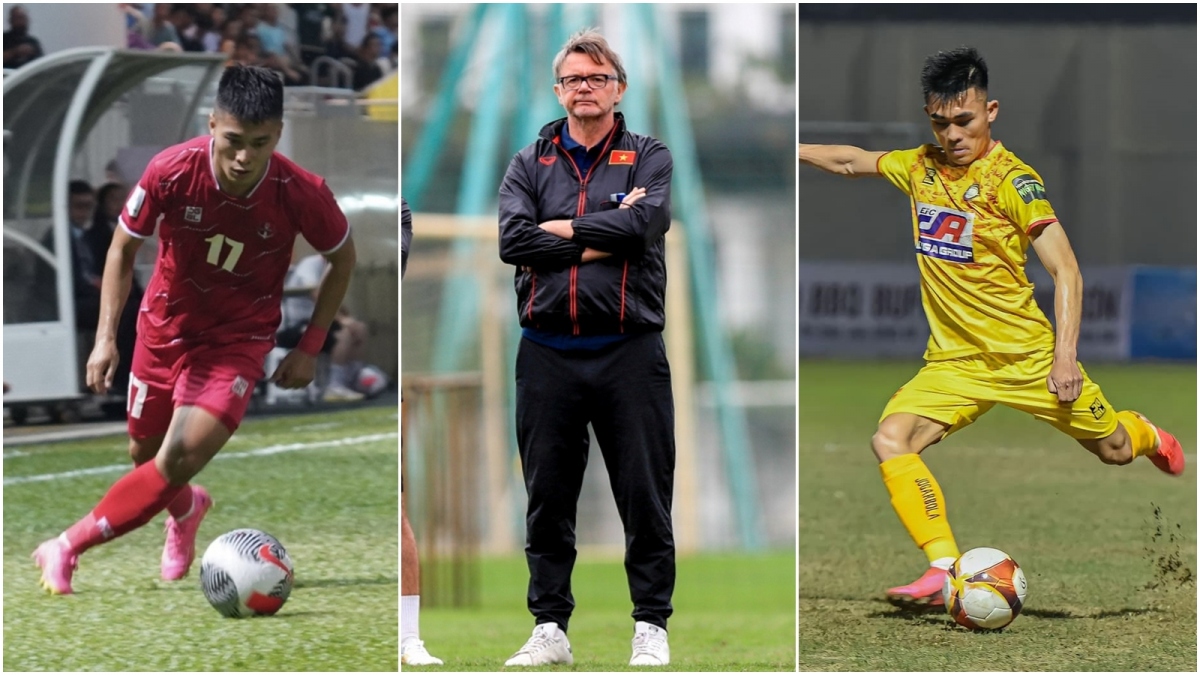 HLV Troussier trao cơ hội cho những cầu thủ chạy cánh có phong độ cao tại V-League như Trung Hiếu và Thái Bình