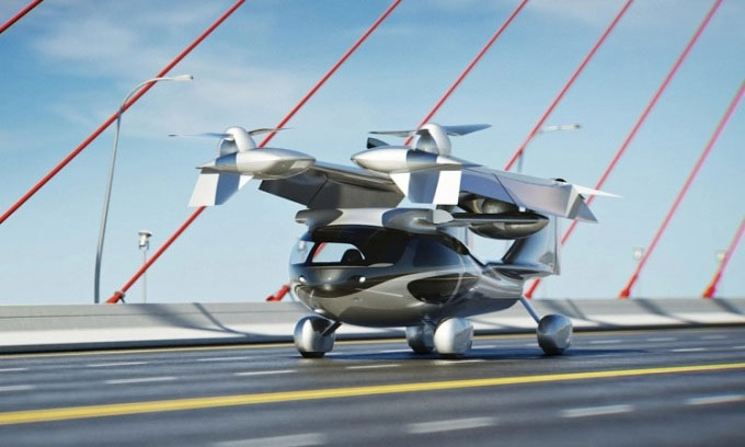 Startup ở Mỹ phát triển ôtô lai trực thăng tốc độ 240km/h