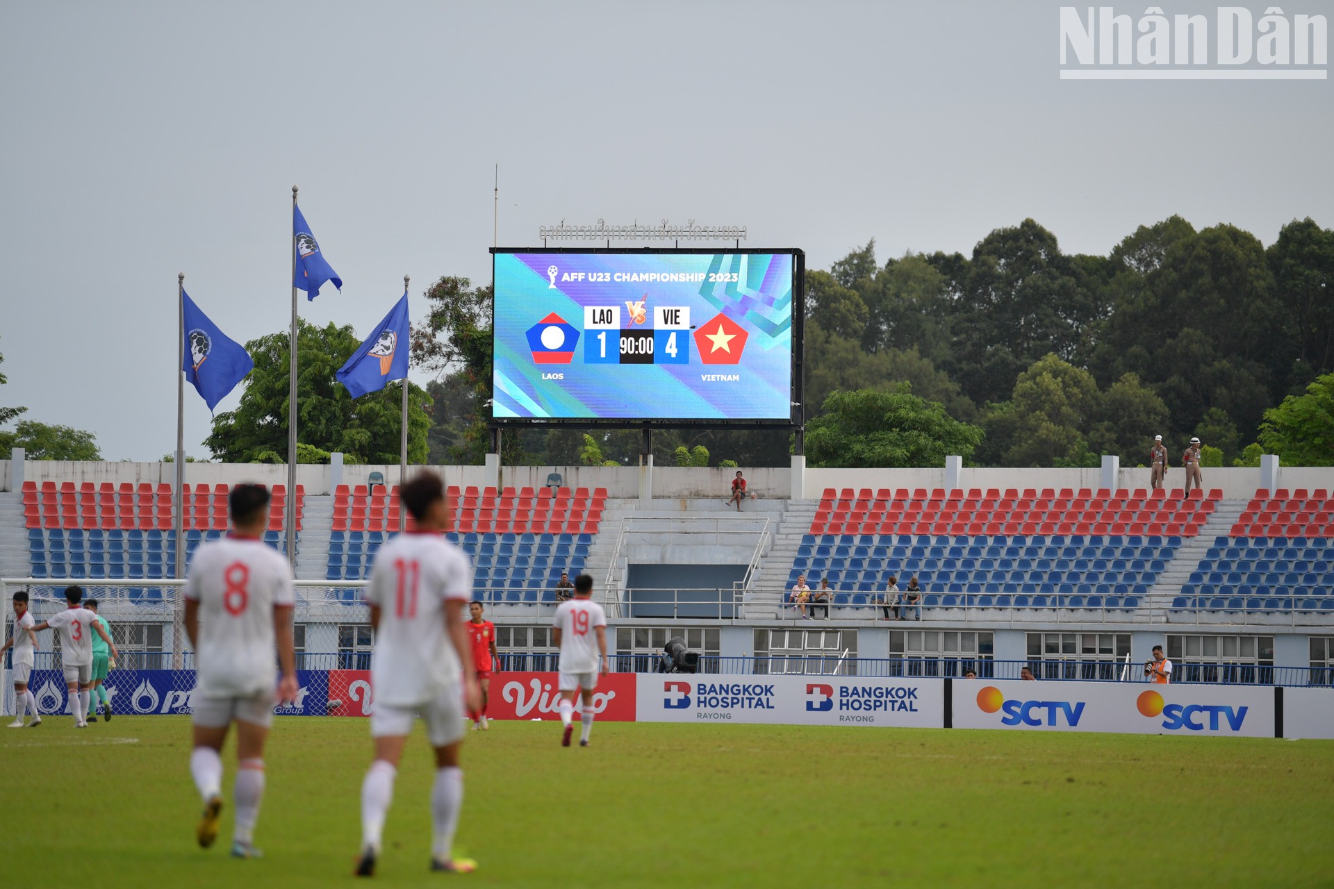 U23 Việt Nam nằm ở bảng C cùng U23 Lào và U23 Philippines. Sau trận thắng Lào, Việt Nam chỉ cần hòa Philippines ở lượt cuối để đi tiếp.