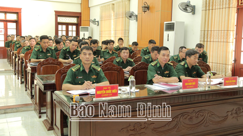 Bộ Chỉ huy Bộ đội Biên phòng tỉnh tổng kết Luật Sĩ quan Quân đội nhân dân Việt Nam
