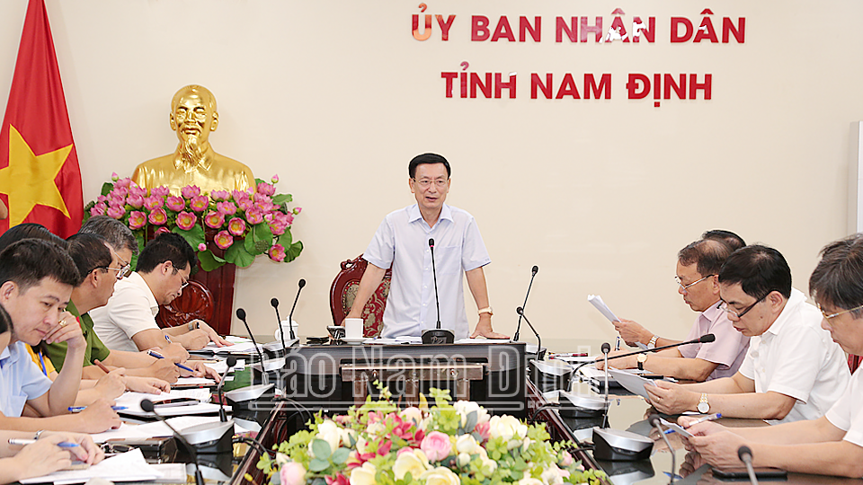 Triển khai kế hoạch thực hiện Nghị quyết về sắp xếp đơn vị hành chính cấp huyện, cấp xã giai đoạn 2023-2025 của tỉnh Nam Định