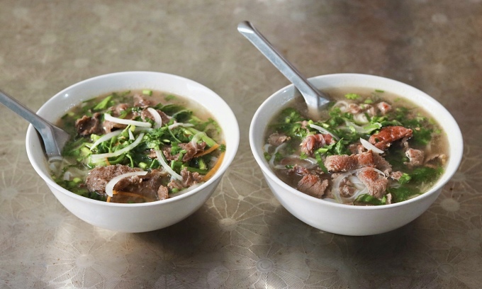 Phở cụ Tặng Nam Định. 