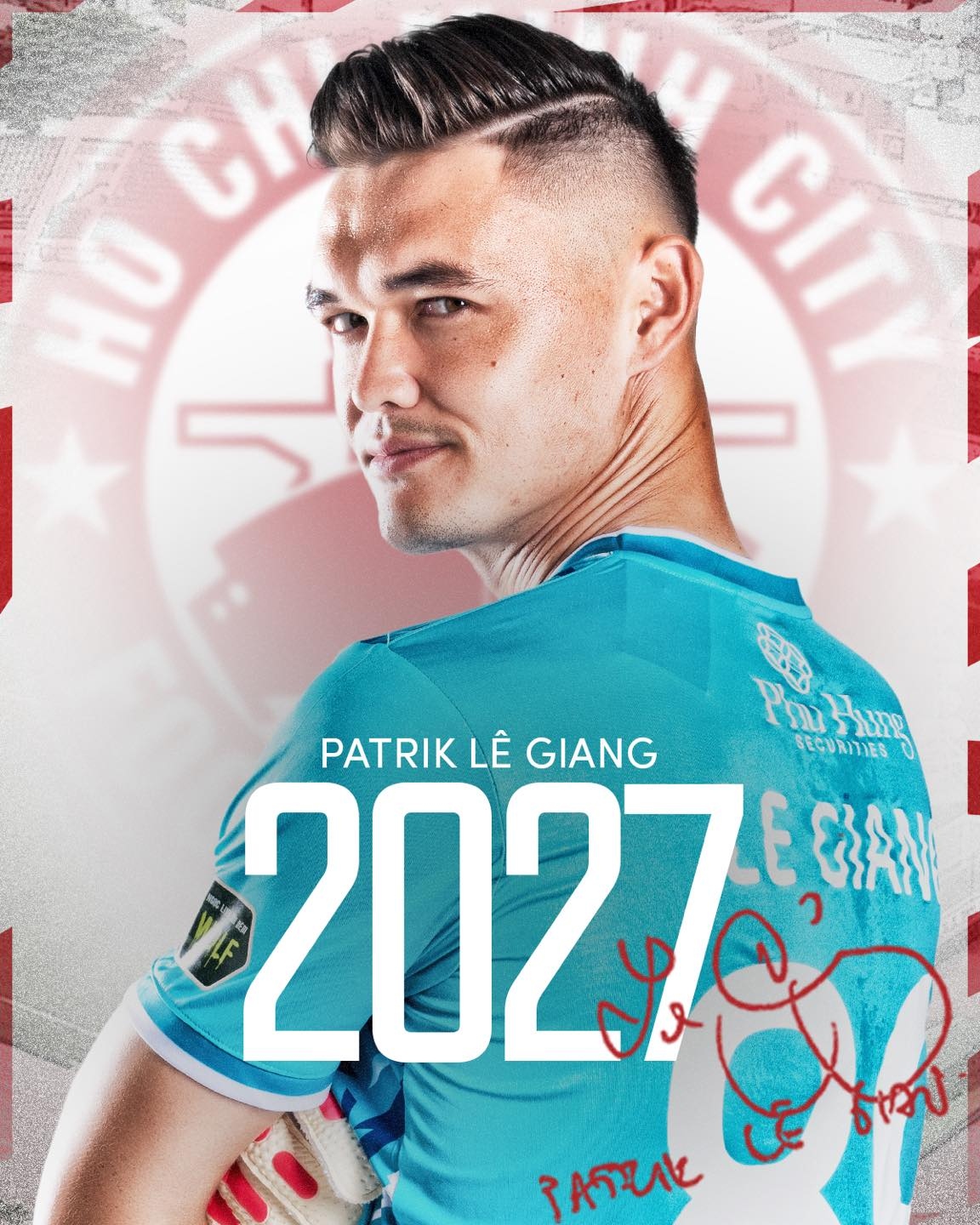 Patrik Lê Giang ký hợp đồng 3 năm với CLB TP.HCM.