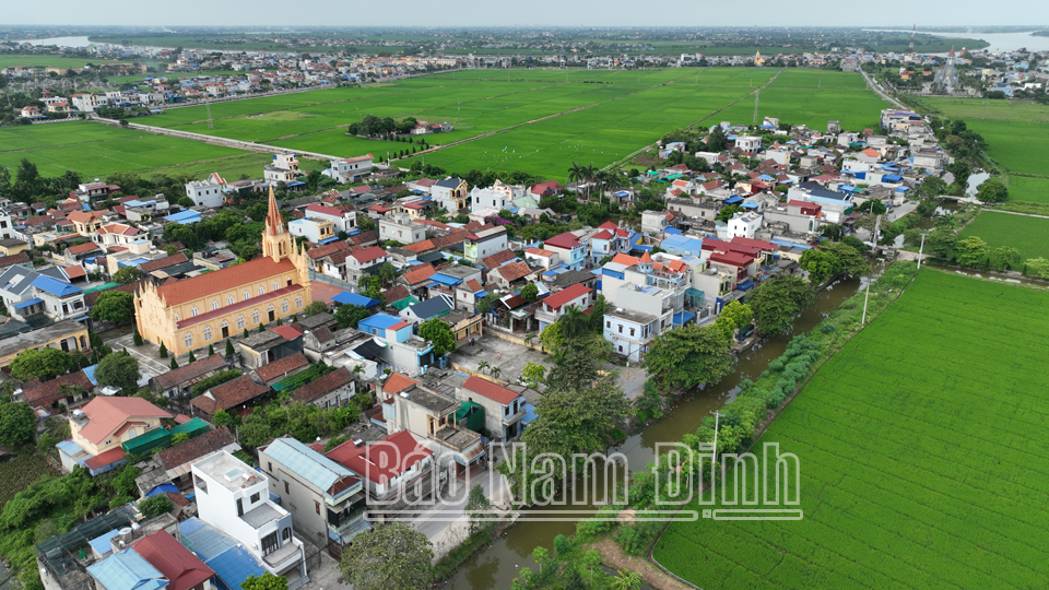Nông thôn mới xã Nam Thanh (Nam Trực) hiện nay.