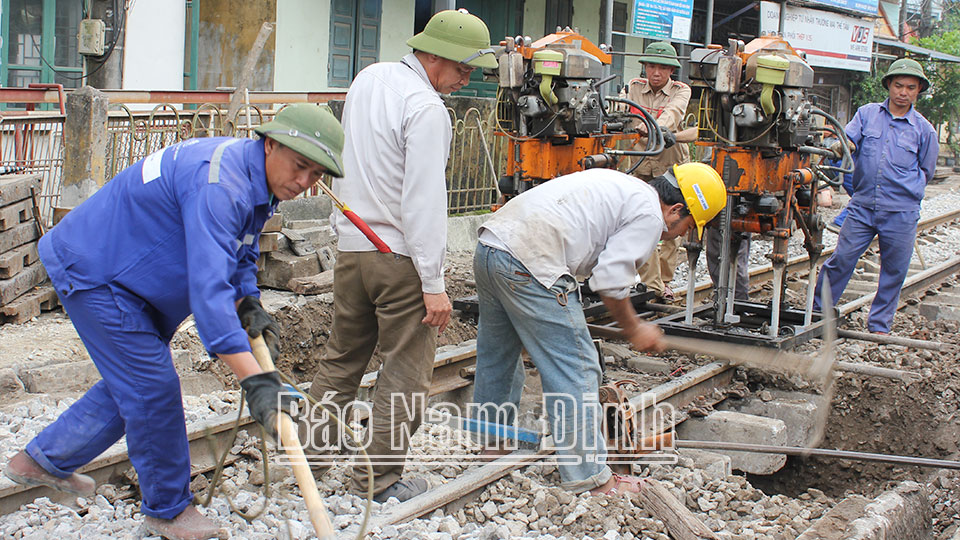 Cải tạo, nâng cấp hạ tầng đường sắt đoạn qua địa bàn thành phố Nam Định.