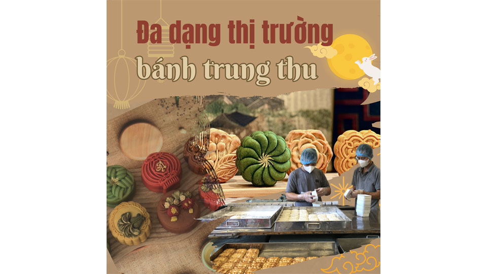 Đa dạng thị trường bánh trung thu