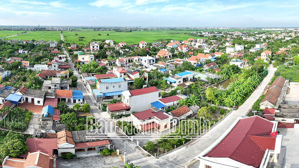Một góc nông thôn xã Hải Hưng (Hải Hậu) hôm nay