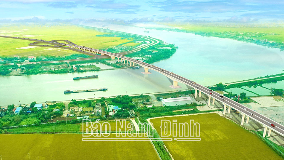 Triển khai thi công dự án xây dựng cầu vượt sông Đáy: Góp phần tạo liên kết vùng
thúc đẩy kinh tế - xã hội phát triển