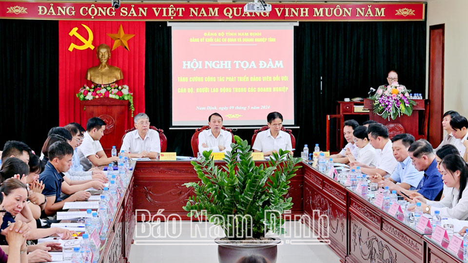 Tác phẩm tham dự Giải Báo chí Búa liềm vàng lần thứ IX-2024: Ươm mầm xanh cho Đảng ở Đảng bộ Khối các Cơ quan và  Doanh nghiệp tỉnh Nam Định