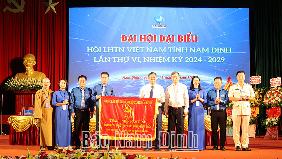 Đại hội đại biểu Hội Liên hiệp Thanh niên Việt Nam tỉnh Nam Định lần thứ VI, nhiệm kỳ 2024-2029