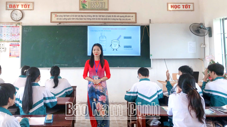 Trường THCS Trực Cường 
điểm sáng trong phong trào thi đua “Dạy tốt, học tốt”