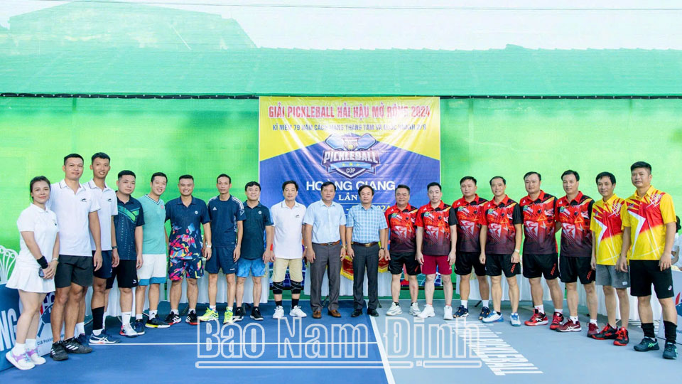 Hải Hậu phát triển
môn thể thao mới Pickleball