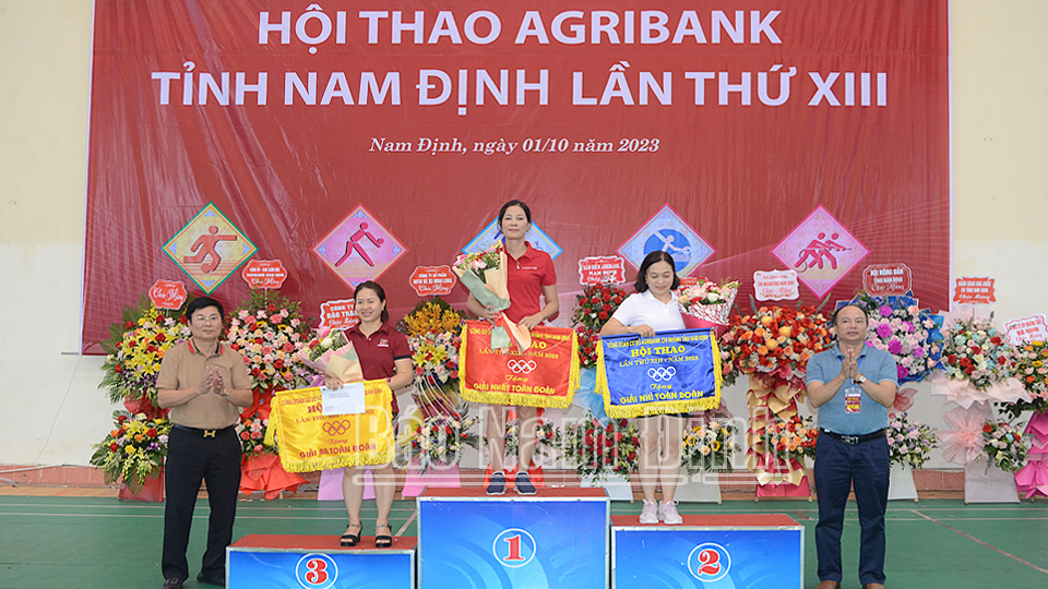 Agribank tỉnh Nam Định tổ chức hội thao lần thứ XIII năm 2023