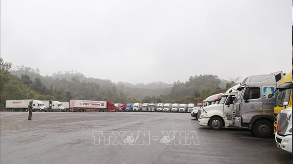 Lạng Sơn: Dừng tiếp nhận phương tiện chở hàng hóa vào bãi phi thuế quan
