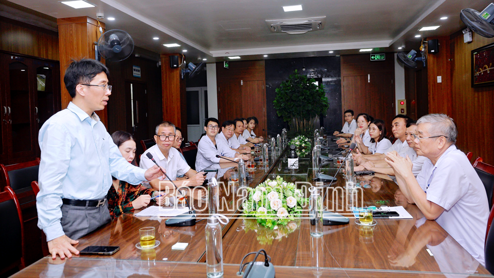 Bệnh viện Bạch Mai hỗ trợ chuyên ngành Đột quỵ cho Bệnh viện Đa khoa Sài Gòn - Nam Định 