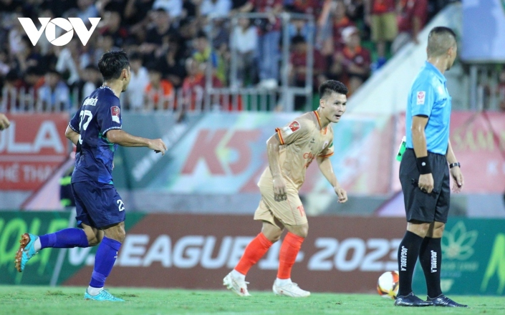 CLB CAHN thắng CLB Bình Định ở cả hai lượt trận tại V-League mùa trước